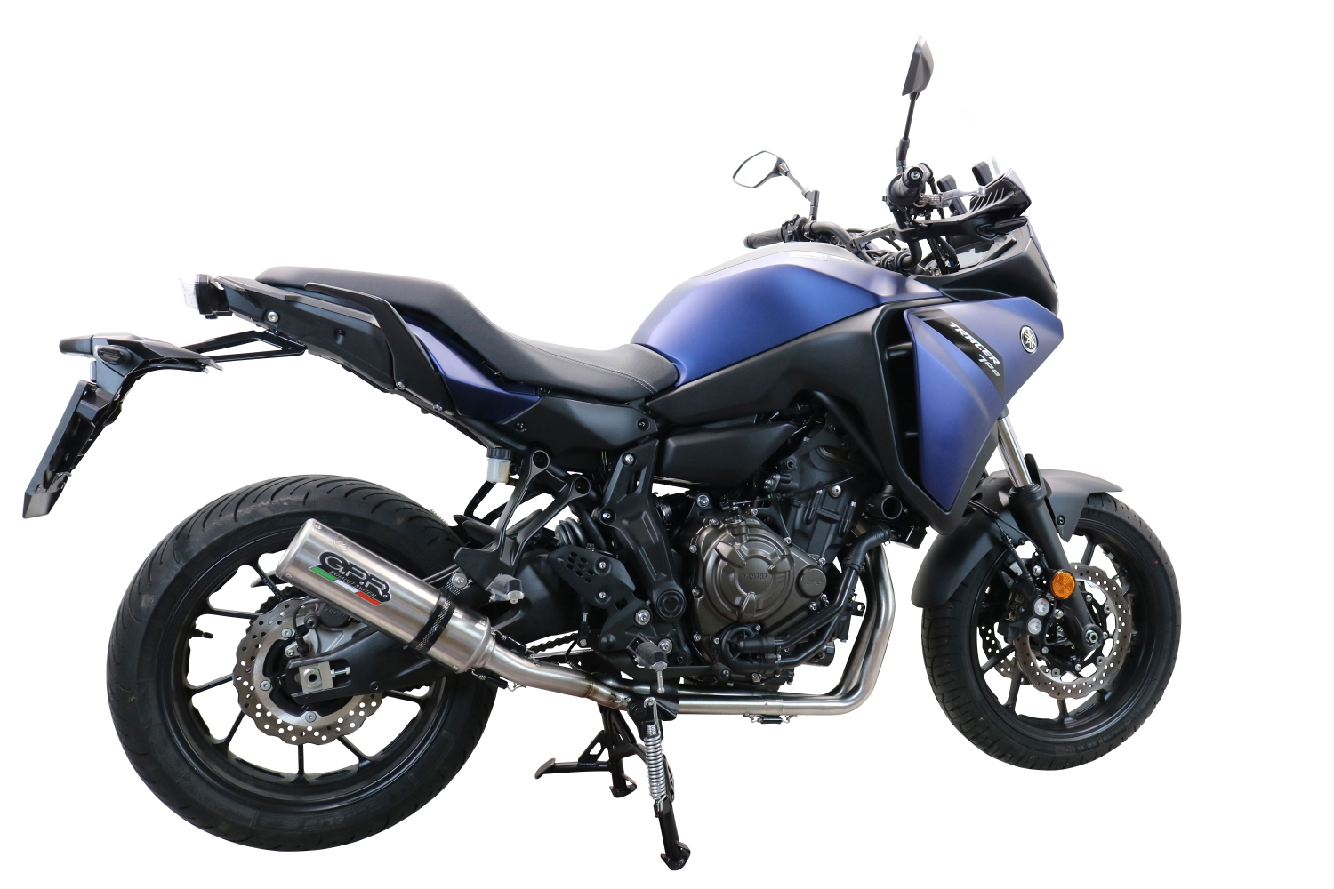 Escape compatível com Yamaha Tracer 700 GT 2019-2020, M3 Inox , Escape completo, não legal para países da UE, com db killer removível 