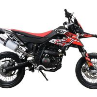 Escape compatível com Aprilia Sx 125 2021-2024, Albus Evo4, Escape homologado, legal para mercados NÃO europeus, incluindo tubo de ligação e db killer removível 