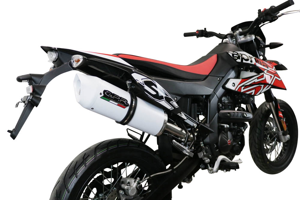 Escape compatível com Aprilia Sx 125 2021-2024, Albus Evo4, Escape homologado, legal para mercados NÃO europeus, incluindo tubo de ligação e db killer removível 