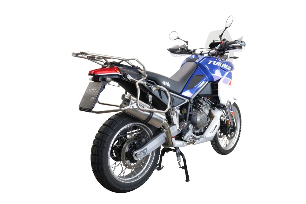 Escape compatível com Bmw R 1200 Gs -Adventure 2017-2018, Dual Inox, Escape legal, homologado, silenciador com db killer removível e tubo de ligação específico 
