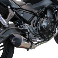 GPR escape compatível com  Kawasaki Ninja 650 2021-2022, New Grand Prix Evo Titanium, Escape completo, não legal para países da UE, com db killer removível 