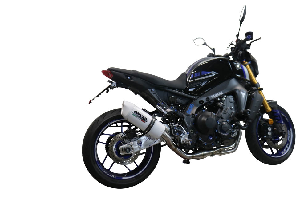 Escape compatível com Yamaha XSR900 2022-2024, Albus Evo4, Escape completo, não legal para países da UE, com db killer removível 