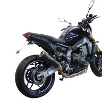 Escape compatível com Yamaha Mt-09 2021-2023, M3 Black Titanium, Escape completo, não legal para países da UE, com db killer removível 