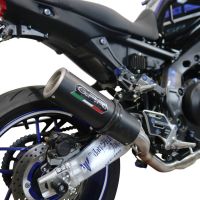 Escape compatível com Yamaha Mt-09 2021-2023, M3 Black Titanium, Escape completo, não legal para países da UE, com db killer removível 
