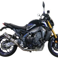 Escape compatível com Yamaha Mt-09 2021-2024, M3 Inox , Escape completo, não legal para países da UE, com db killer removível 