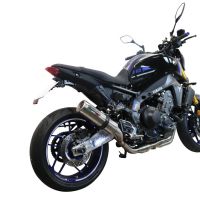 Escape compatível com Yamaha Mt-09 2021-2024, M3 Inox , Escape completo, não legal para países da UE, com db killer removível 
