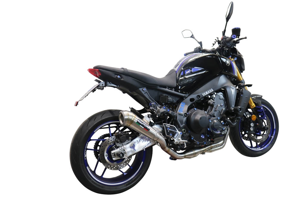 Escape compatível com Yamaha Mt-09 2021-2024, Powercone Evo, Escape completo, não legal para países da UE, com db killer removível 