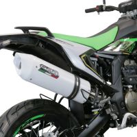 Escape compatível com KL MOTOR KXE 125 2022-2023, Albus Evo4, Escape homologado, legal para mercados NÃO europeus, incluindo tubo de ligação e db killer removível 