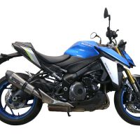 GPR escape compatível com  Suzuki Gsx-S 1000 GX 2024-2025, New Grand Prix Evo Titanium, Escape legal, homologado, silenciador com db killer removível e tubo de ligação específico 
