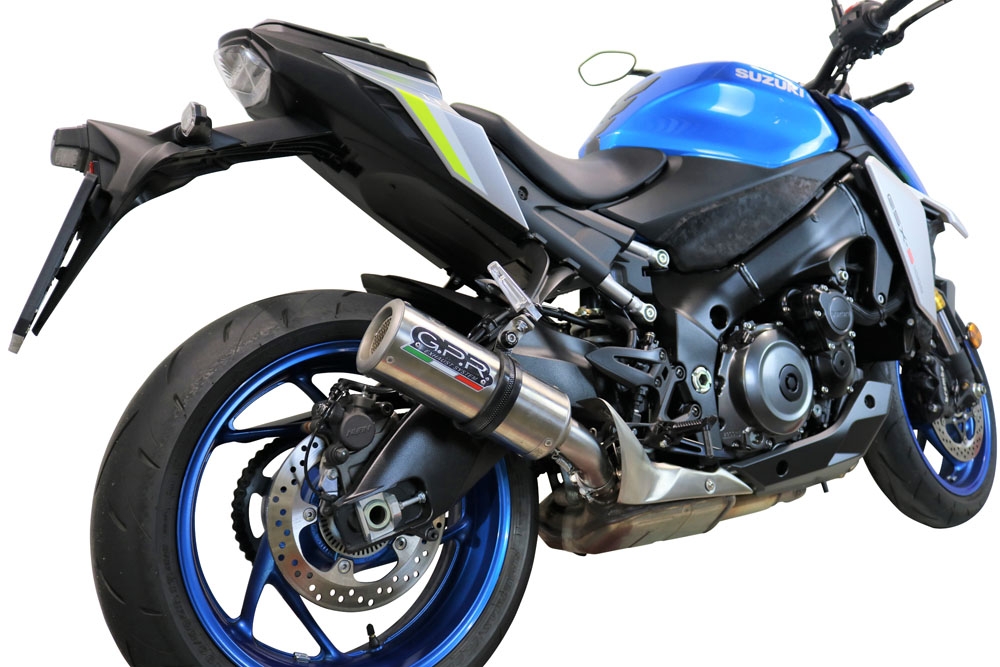 Escape compatível com Suzuki Gsx-S 1000 GX 2024-2025, M3 Inox , Escape legal, homologado, silenciador com db killer removível e tubo de ligação específico 