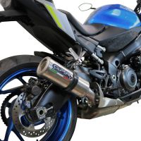 Escape compatível com Suzuki Gsx-S 1000 GX 2024-2025, M3 Inox , Escape legal, homologado, silenciador com db killer removível e tubo de ligação específico 