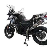 GPR escape compatível com  Voge 650DSX 2021-2024, New Grand Prix Evo Titanium, Escape homologado, legal para mercados NÃO europeus, incluindo tubo de ligação e db killer removível 