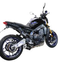 Escape compatível com Yamaha Mt-09 2021-2024, M3 Black Titanium, Escape completo, não legal para países da UE, com db killer removível 