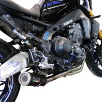 Escape compatível com Yamaha Mt-09 2021-2024, M3 Black Titanium, Escape completo, não legal para países da UE, com db killer removível 