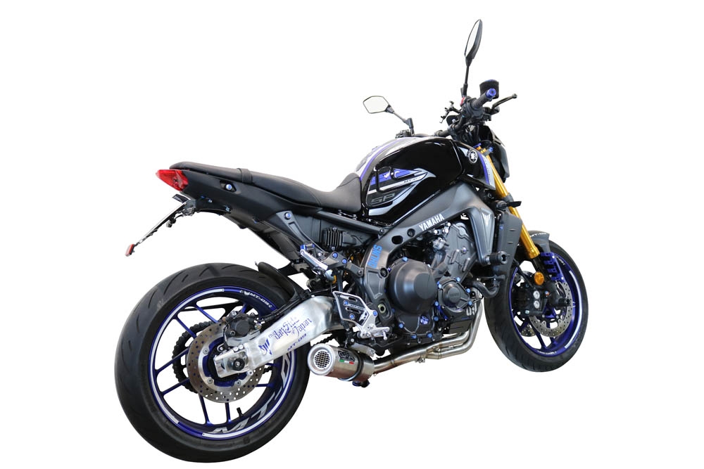 Escape compatível com Yamaha Mt-09 2021-2024, M3 Inox , Escape completo, não legal para países da UE, com db killer removível 