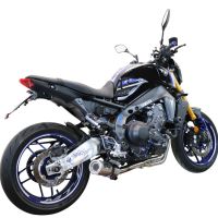Escape compatível com Yamaha Mt-09 2021-2024, M3 Inox , Escape completo, não legal para países da UE, com db killer removível 