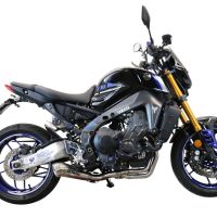 Escape compatível com Yamaha Mt-09 2021-2024, Powercone Evo, Escape completo, não legal para países da UE, com db killer removível 