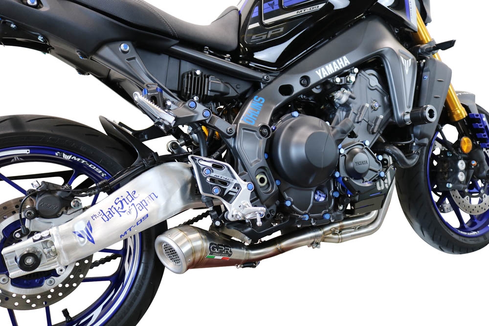Escape compatível com Yamaha Mt-09 2021-2024, Powercone Evo, Escape completo, não legal para países da UE, com db killer removível 