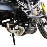 Escape compatível com F.B. Mondial Hps 125 2021-2023, Deeptone Inox, Escape Racing, linha completa, fornecido com coletor específico, artigo sem homologação 