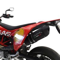 Escape compatível com Gas Gas ES 700 2023-2024, Furore Evo4 Nero, Escape homologado, legal para mercados NÃO europeus, incluindo tubo de ligação e db killer removível 