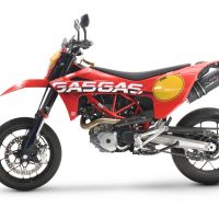 Escape compatível com Gas Gas ES 700 2023-2024, Furore Evo4 Nero, Escape homologado, legal para mercados NÃO europeus, incluindo tubo de ligação e db killer removível 