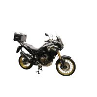 Top case maletas GPR TECH compatível com Honda Crf 1100 L Africa Twin Adventure Sport 2020/2023 e5 Top Case Alpi-Tech em alumínio, cor prata com placa específica incluída Capacidade Litros 55