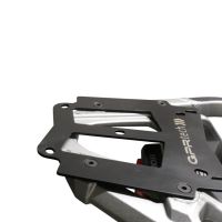 Top case maletas GPR TECH compatível com Honda Crf 1100 L Africa Twin 2020/2024 e5 Top Case Alpi-Tech em alumínio, cor preta com placa específica incluída Capacidade Litros 45