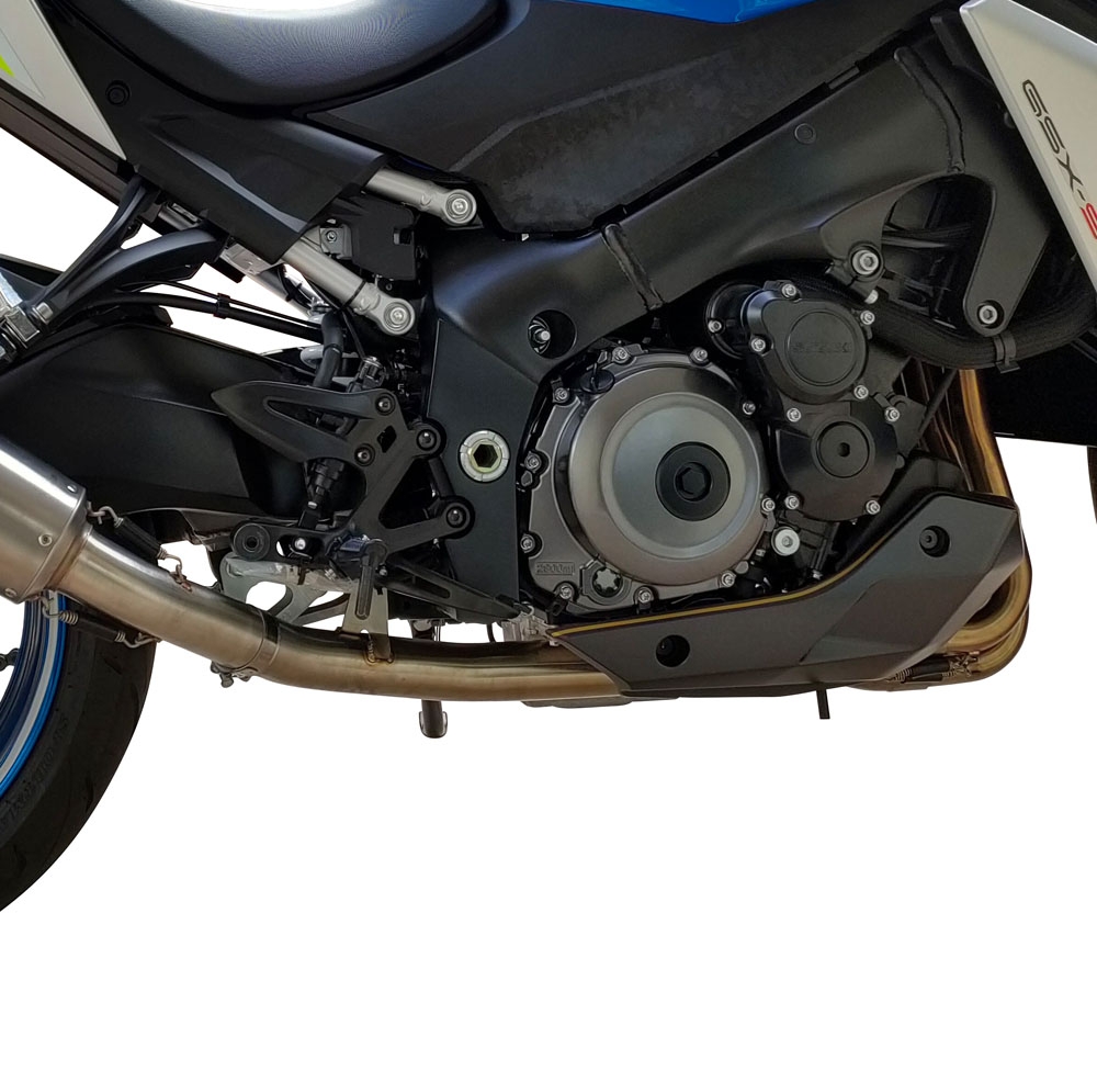 Escape compatível com Suzuki Gsx-S 1000 2017-2020, Decatalizzatore, Sistema racing Sistema de tubo para eliminar o catalisador 