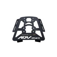 GPR TECH compatível com Honda Forza 125 2015/2023 Placa de encaixe específica Top Case ALPITECH 26 LT compatível com bagageiro original, aço inox com 4 pontos de ancoragem