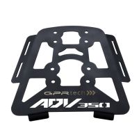 GPR TECH compatível com Honda Forza 125 2015/2023 Placa de encaixe específica Top Case ALPITECH 55 LT compatível com bagageiro original, aço inox com 4 pontos de ancoragem