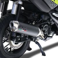 Escape compatível com Honda Adv 350 2022-2024, Pentascooter, Sistema de escapamento de corrida incluindo tubo de ligação específico com dbkiller 
