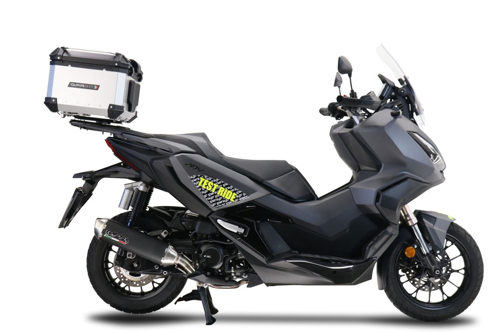 Escape compatível com Honda Adv 350 2022-2024, Pentascooter, Sistema de escapamento de corrida incluindo tubo de ligação específico com dbkiller 