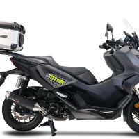Escape compatível com Honda Adv 350 2022-2024, Pentascooter, Sistema de escapamento de corrida incluindo tubo de ligação específico com dbkiller 