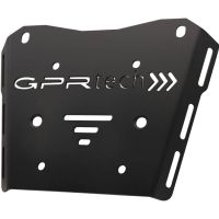 Top case maletas GPR TECH compatível com Honda Transalp 750  2023/2024 e5 Top Case Alpi-Tech em alumínio, cor preta com placa específica incluída Capacidade Litros 45
