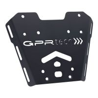 GPR TECH compatível com Honda X-Adv 750 2017/2020 e4 Top Case Alpi-Tech em alumínio, cor preta com placa específica incluída Capacidade Litros 55