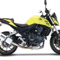 Escape compatível com Honda CB 750 Hornet 2023-2024, Albus Evo4, Escape legal, homologado, silenciador com db killer removível e tubo de ligação específico 