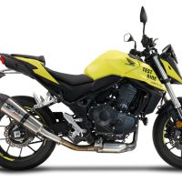 GPR escape compatível com  Honda CB 750 Hornet  2023-2024, New Grand Prix Evo Titanium, Escape legal, homologado, silenciador com db killer removível e tubo de ligação específico 