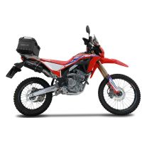 Top case maletas GPR TECH compatível com Honda Crf 300 L / Rally 2021/2024 e5 Top Case Alpi-Tech em alumínio, com porta-bagagens específico em alumínio cor preto com placa específica incluída Capacidade Litros 26