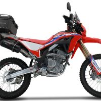 Top case maletas GPR TECH compatível com Honda Crf 300 L / Rally 2021/2024 e5 Top Case Alpi-Tech em alumínio, com porta-bagagens específico em alumínio cor preto com placa específica incluída Capacidade Litros 26