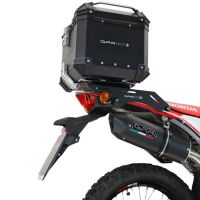 Top case maletas GPR TECH compatível com Honda Crf 300 L / Rally 2021/2024 e5 Top Case Alpi-Tech em alumínio, com porta-bagagens específico em alumínio cor preto com placa específica incluída Capacidade Litros 45