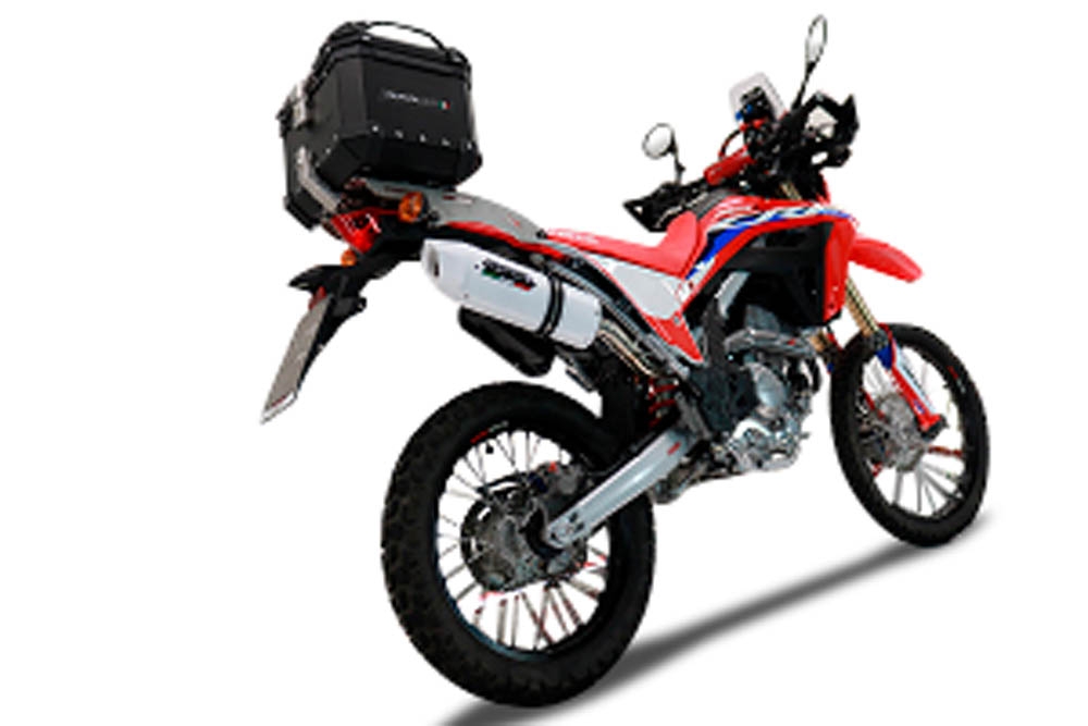 Top case maletas GPR TECH compatível com Honda Crf 300 L / Rally 2021/2024 e5 Top Case Alpi-Tech em alumínio, com porta-bagagens específico em alumínio cor preto com placa específica incluída Capacidade Litros 45