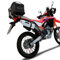 Top case maletas GPR TECH compatível com Honda Crf 300 L / Rally 2021/2024 e5 Top Case Alpi-Tech em alumínio, com porta-bagagens específico em alumínio cor preto com placa específica incluída Capacidade Litros 45