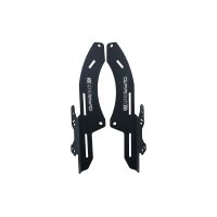 GPR TECH compatível com Honda Crf 300 L / Rally 2021/2024 e5 Porta-bagagens específico em alumínio cor preto específico Top Case ALPITECH 26 LT Porta-bagagens em alumínio preto
