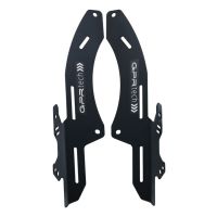 porta-malas GPR TECH compatível com Honda Crf 300 L / Rally 2021/2024 e5 Porta-bagagens específico em alumínio cor preto específico Top Case ALPITECH 35 LT Porta-bagagens em alumínio preto