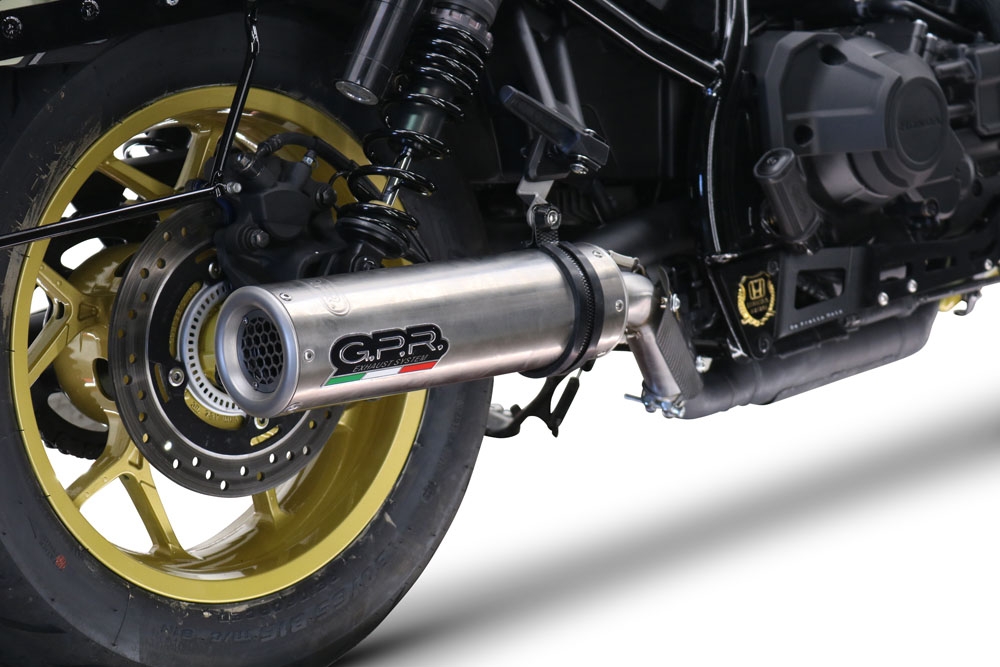 Escape compatível com Honda Cmx 1100 Rebel 2021-2024, M3 Inox , Escape legal, homologado, silenciador com db killer removível e tubo de ligação específico 