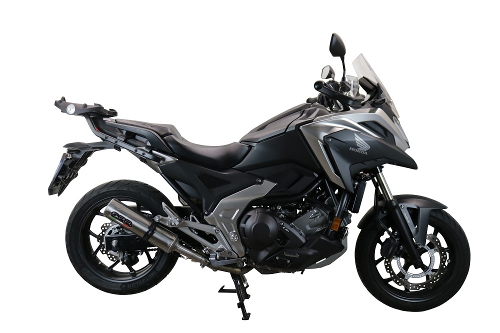 Escape compatível com Honda Nc 750 X - S Dct 2017-2020, M3 Inox , Escape legal, homologado, silenciador com db killer removível e tubo de ligação específico 