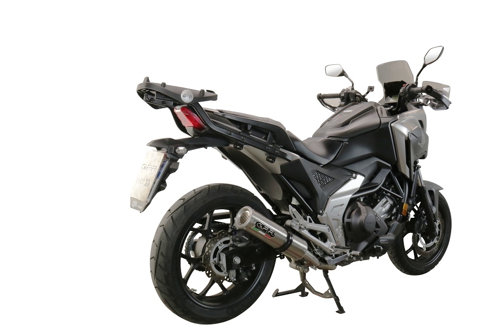 Escape compatível com Honda Nc 750 X - S Dct 2017-2020, M3 Inox , Escape legal, homologado, silenciador com db killer removível e tubo de ligação específico 