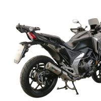 Escape compatível com Honda Nc 750 X - S Dct 2017-2020, M3 Inox , Escape legal, homologado, silenciador com db killer removível e tubo de ligação específico 