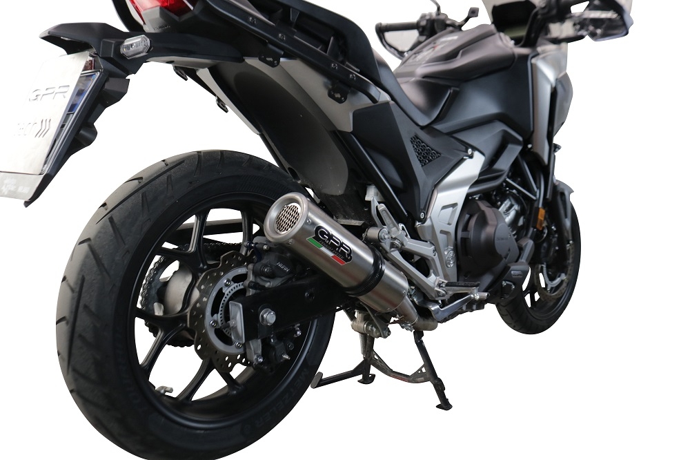 Escape compatível com Honda Nc 750 X - S Dct 2021-2023, M3 Inox , Escape legal, homologado, silenciador com db killer removível e tubo de ligação específico 