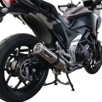 Escape compatível com Honda Nc 750 X - S Dct 2021-2023, M3 Inox , Escape legal, homologado, silenciador com db killer removível e tubo de ligação específico 